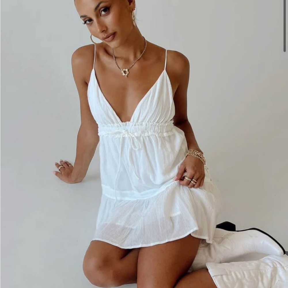 Princess Polly white Dionne sundress